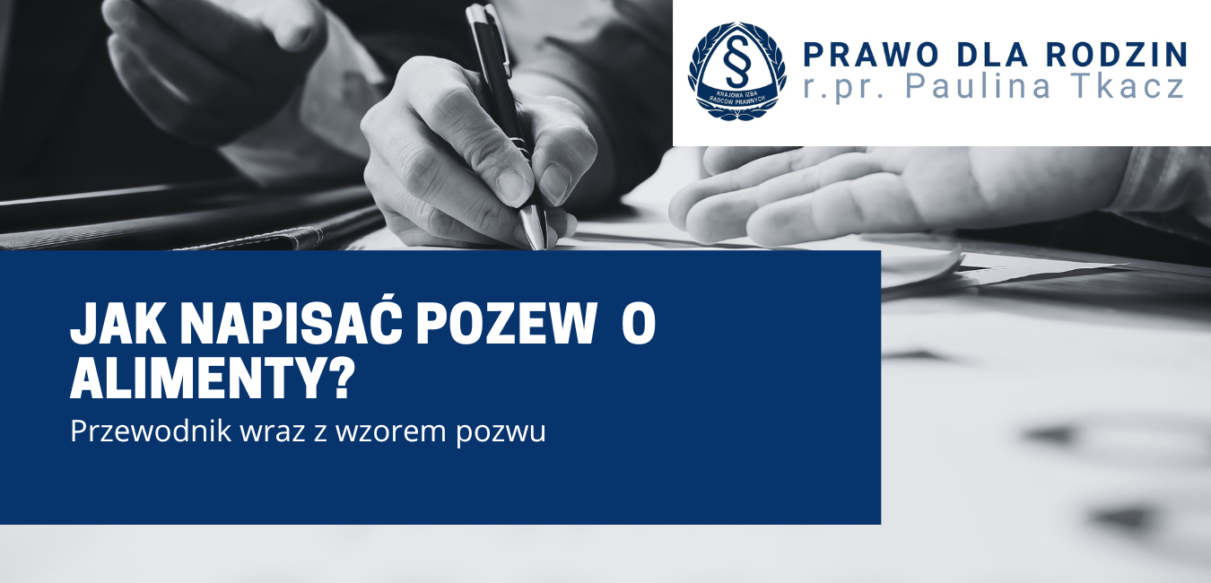 jak napisać pozew o alimenty
